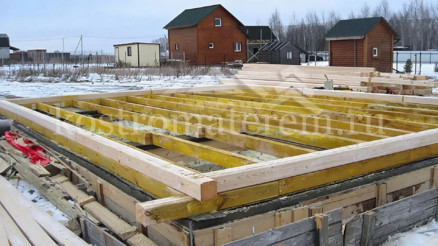 Строительство дома из бруса по проекту ДБ-34 Коломна