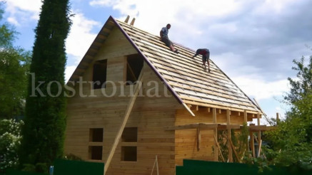 Строительство дома из бруса по проекту ДБ-2 Лобаново МО