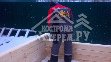Строительство дома из бруса 6х9 д. Шаховская