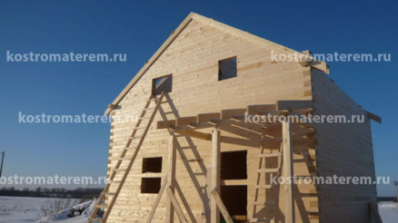 Строительство дома в д. Кузнечиха, проект ДБ-39