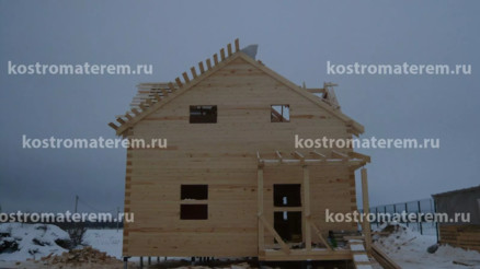 Строительство дома в д. Кузнечиха, проект ДБ-39