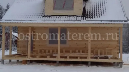 Отделка дома по проекту ДБ-158 в КП 