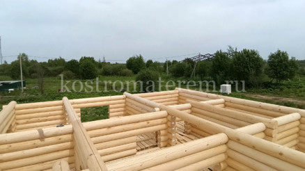 Строительство дома из оцилиндрованного бревна в Конаковском районе