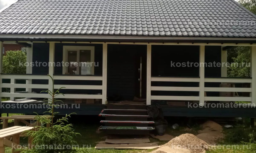 Отделка дома из бруса "под ключ" в Кимрском районе
